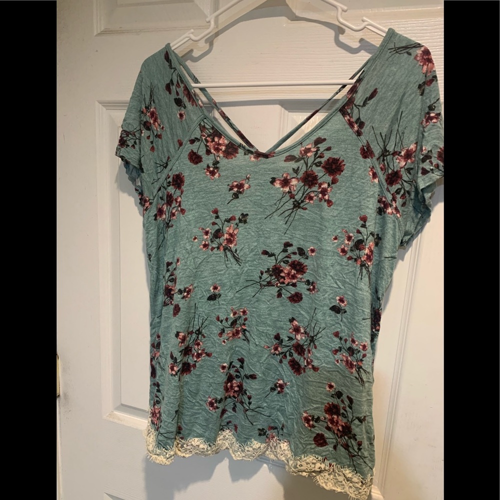 Jolt cross back top size large